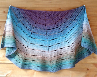 Rails Shawl crochet pdf pattern INSTANT DOWNLOADq