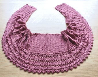 Sideways Romantic Shawl crochet pdf pattern INSTANT DOWNLOAD