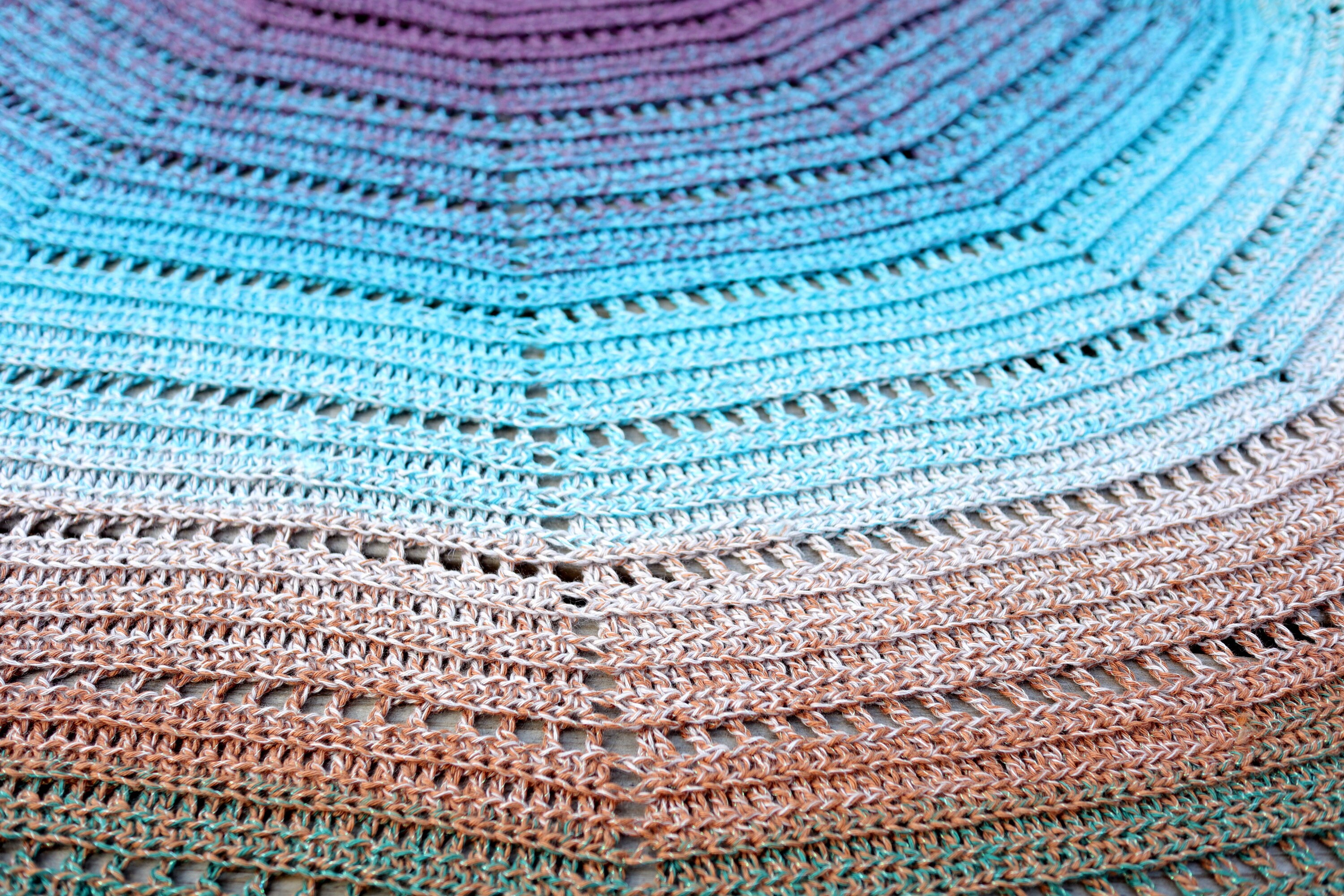 Rails Shawl crochet pdf pattern INSTANT DOWNLOADq | Etsy