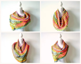 Easy Breezy Ponchette crochet pdf pattern INSTANT DOWNLOAD