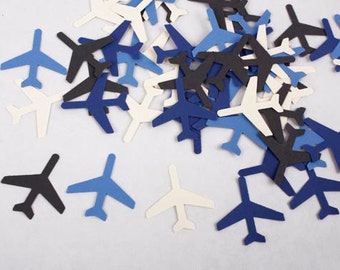 Airplane Confetti Party Decorations Airplane Birthday, Airplane Theme Baby Shower Time Flies Travel Theme Party, Retirement Party Decor