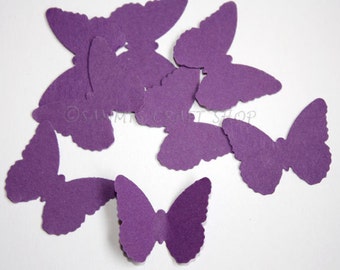 100 Purple Butterfly Confetti, Butterfly Baby Shower Party Supplies