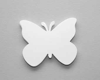 50 White Butterfly Die Cuts, Paper Butterfly Confetti, Butterfly Bridal Shower, Butterfly Theme, Garden Party,  Butterfly Wedding