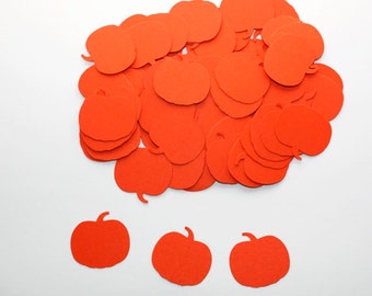 Halloween Pumpkin Confetti, Little Pumpkin Party Decorations, Orange Pumpkin First Birthday Decor, Pumpkin Patch Party Confetti, Fall Party