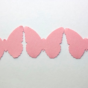 Pink Butterfly Confetti, Paper Butterfly Cutouts Birthday Party Spring Decorations (100 CT)
