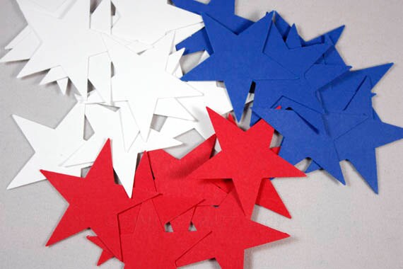 DIY Paper Stars for Fourth of July