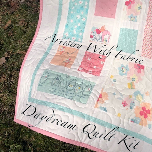 Restocked!  Quilt KIT DAYDREAM with instructions.