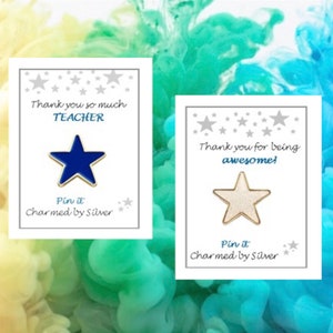 Star Enamel Pin Badge - Thank you Teacher Gift
