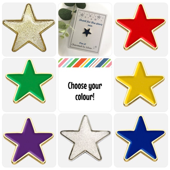 Christmas star pin gift - Wish upon a Christmas star