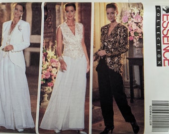 Uncut Butterick Essence Pattern #6533 - Misses Jacket, Top and Pants - Sizes 12-14-16 - 1992