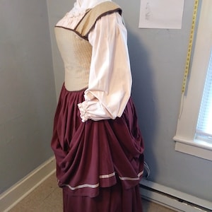 Gold and Maroon Renaissance Outfit