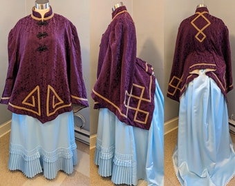 Purple & Gold Victorian Mantle