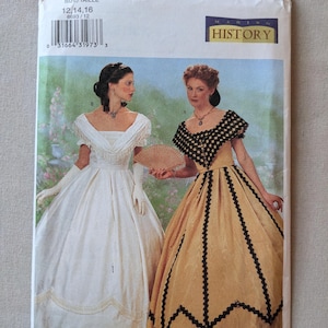 Butterick 6693 - Making History - Victorian Misses Costume - Sizes 12-14-16 - UNCUT PATTERN