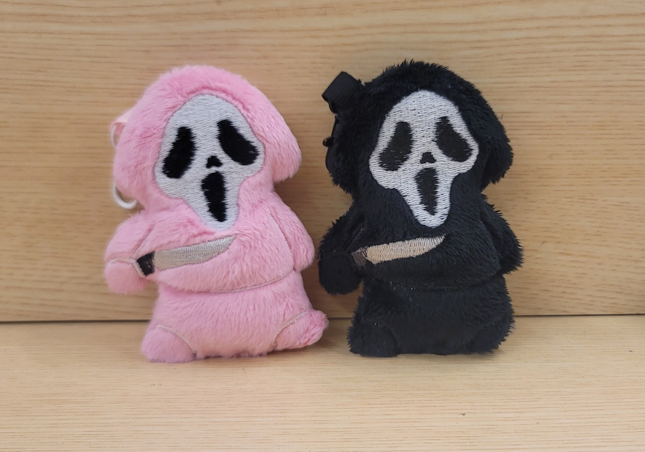 Scream Ghost Face Plush Toy Cute Grim Reaper Ghost Face Plush Toy Terrors  Reaper Ghost Doll Gifts for Kids Adults (Cute Ghost) 