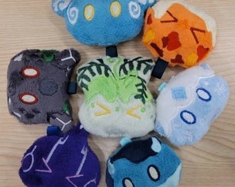 Volledige set Slimes pluche sleutelhanger