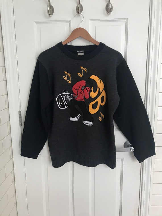 Vintage Joe Boxer Breakdancer Sweater 