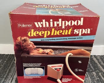 Pollenex WB810 Whirlpool Deep Hot Spa Vintage Brand New Old Stock