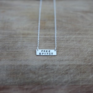 Handcrafted Sterling Silver FREE SPIRIT Necklace image 1