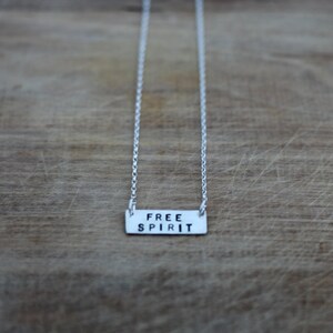 Handcrafted Sterling Silver FREE SPIRIT Necklace image 3