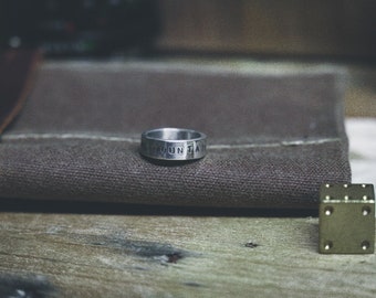 The Mountains Are Calling - Travel Quote Ring