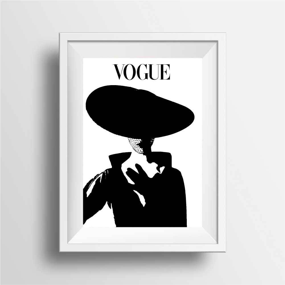 Affiche noir et blanc vogue Tirages dart magazine mode Etsy Affiche noir et blanc vogue Tirages dart magazine mode Etsy