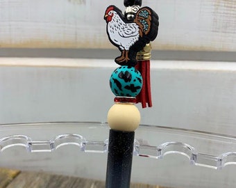 Chicken Beaded Pen
