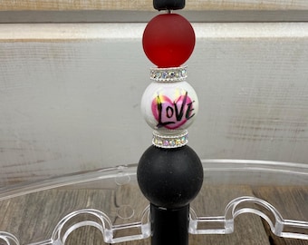 Valentine Love Beaded Pen