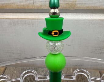 St Patrick's Beaded Pen