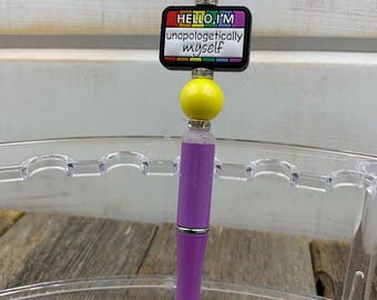 Unapologetically Myself Beaded Pen