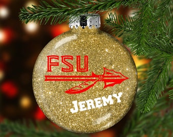 Personalized Ornament FSU Florida State SeminolesChristmas Gifts For Him Her Personalized Ornament FSU Florida State SeminolesChristmas Gifts For Him Her