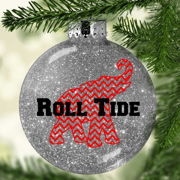 Personalized Ornament, Alabama, Roll Tide, Football, College Football, Tide Pride, NCAA, Christmas, Gifts For Him, Gifts For Her