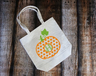 Süßes oder Saures Tasche, personalisierte Halloween Tasche, Monogramm Tasche, Kürbis, Süßigkeiten, Halloween, Trick or Treat, Kürbis