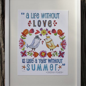 A Life Without Love, Is Like A Year Without Summer image 1