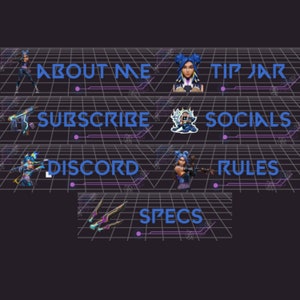Neon  Valorant Twitch Panels