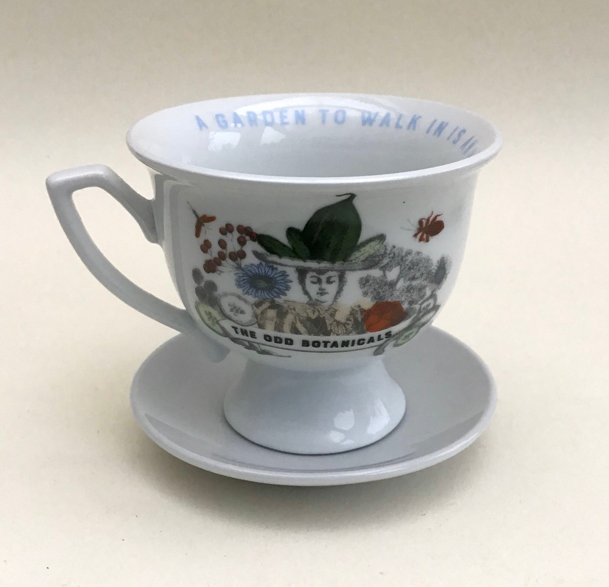 The Odd Botanicals Hendricks Gin Cup & Saucer Hot Spiced Gin Etsy