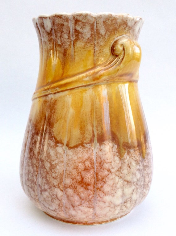 Art Deco Sylvac Pottery 6 Art Deco Style Vase Gold And Etsy