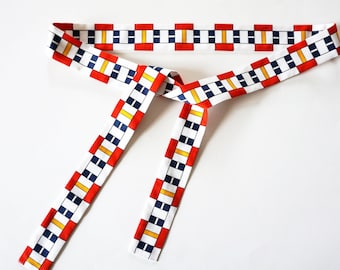 BAUHAUS FABRIC BELT organic cotton, de Stijl