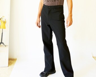 MEN WINTER PANTS black