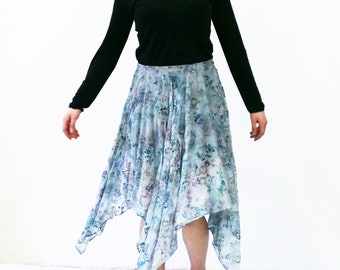 SILK VELVER skirt transparent