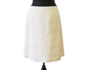 WOMEN SILK SKIRT wedding A-line in cream