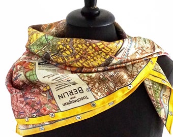 BERLIN SCARVES organic-cotton, GDR plan 1960 years