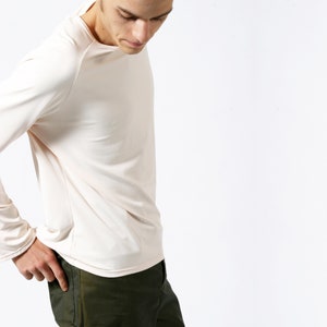 IRIDESCENT MEN TROUSERS khaki and gold cotton