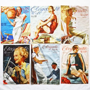 Art Deco-bordlöpare/kökshandduk av ekologisk bomull, olika designer