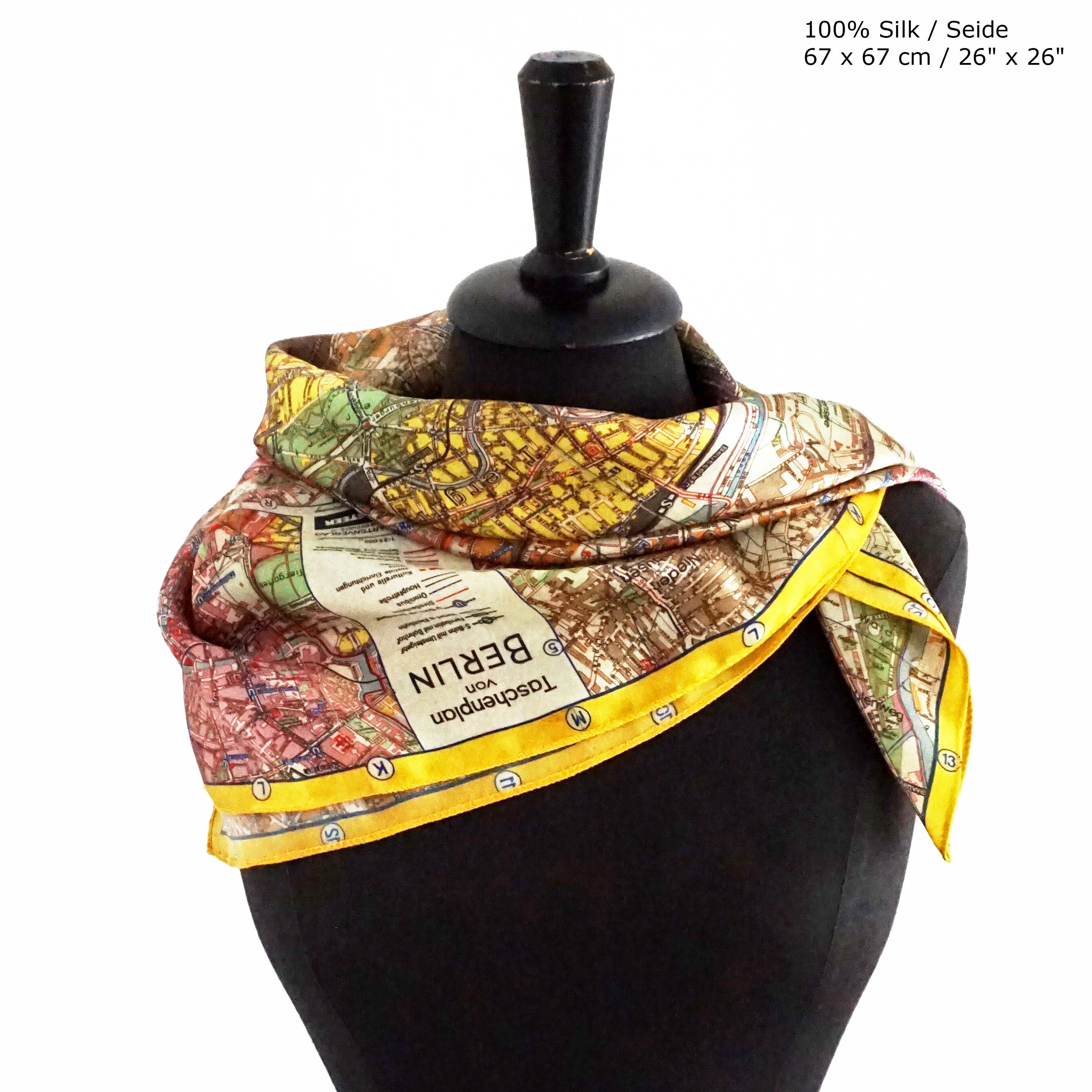 PAÑOS DE BERLÍN Algodón orgánico Mapa la RDA Década de - Etsy España