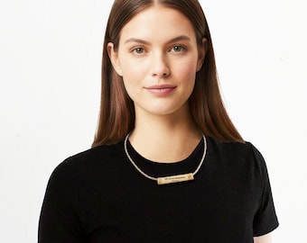 UNICAT Necklace with antique spool of thread, beads zylinder & hand-knotted ribbon