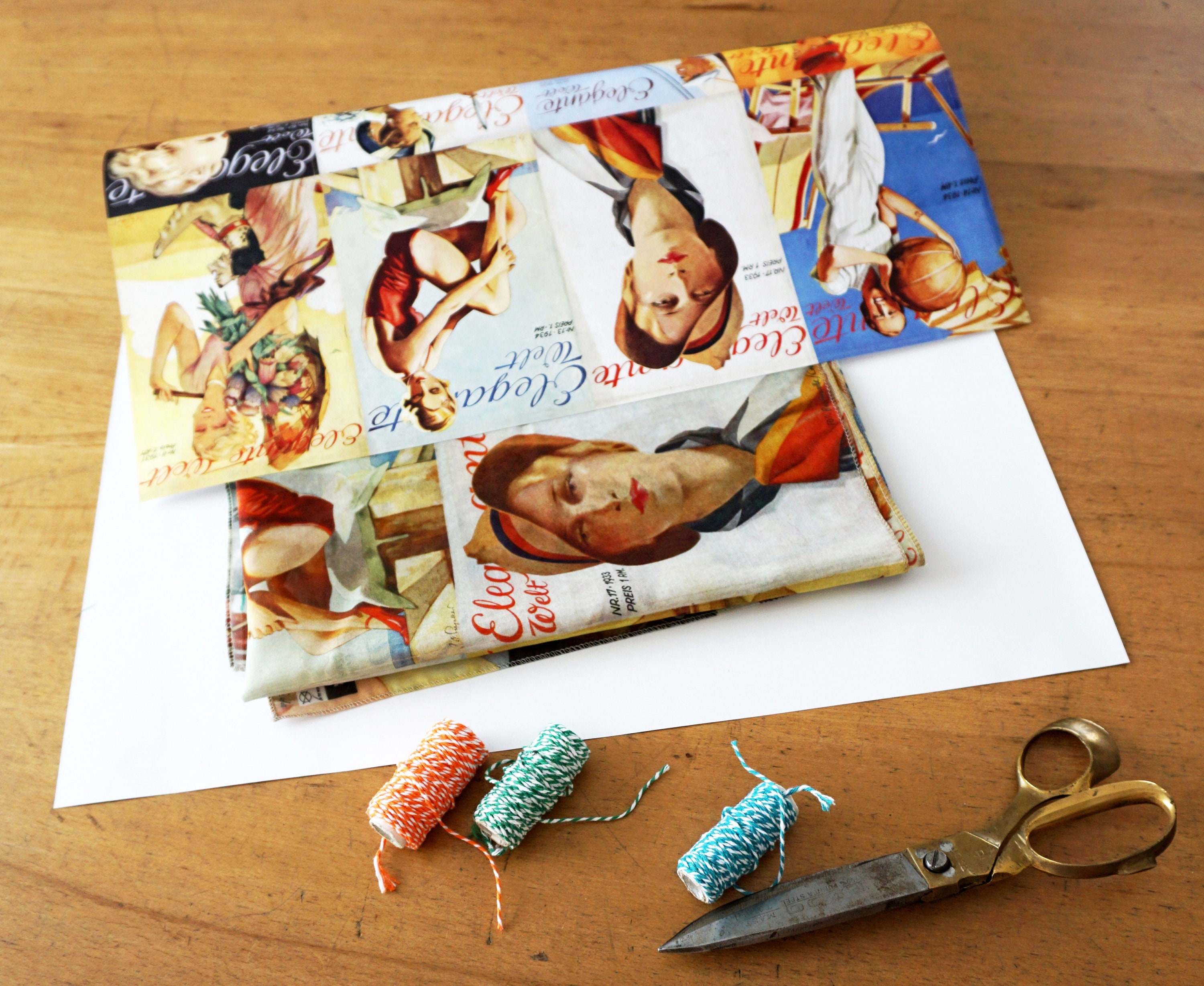 アールデコ ラップまたはポスター、1930年代の写真、シート 50 x 70 cm