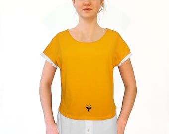 WOMEN BLOUSE - SHIRT with screen print in many colors