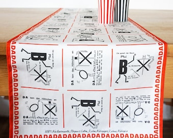 DADAISM TABLE RUNNER place mat, organic cotton