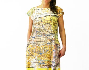 BERLIN DRESS GDR map from 1960s