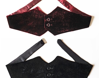 CUMMERBUND in different fabrics: silk velvet